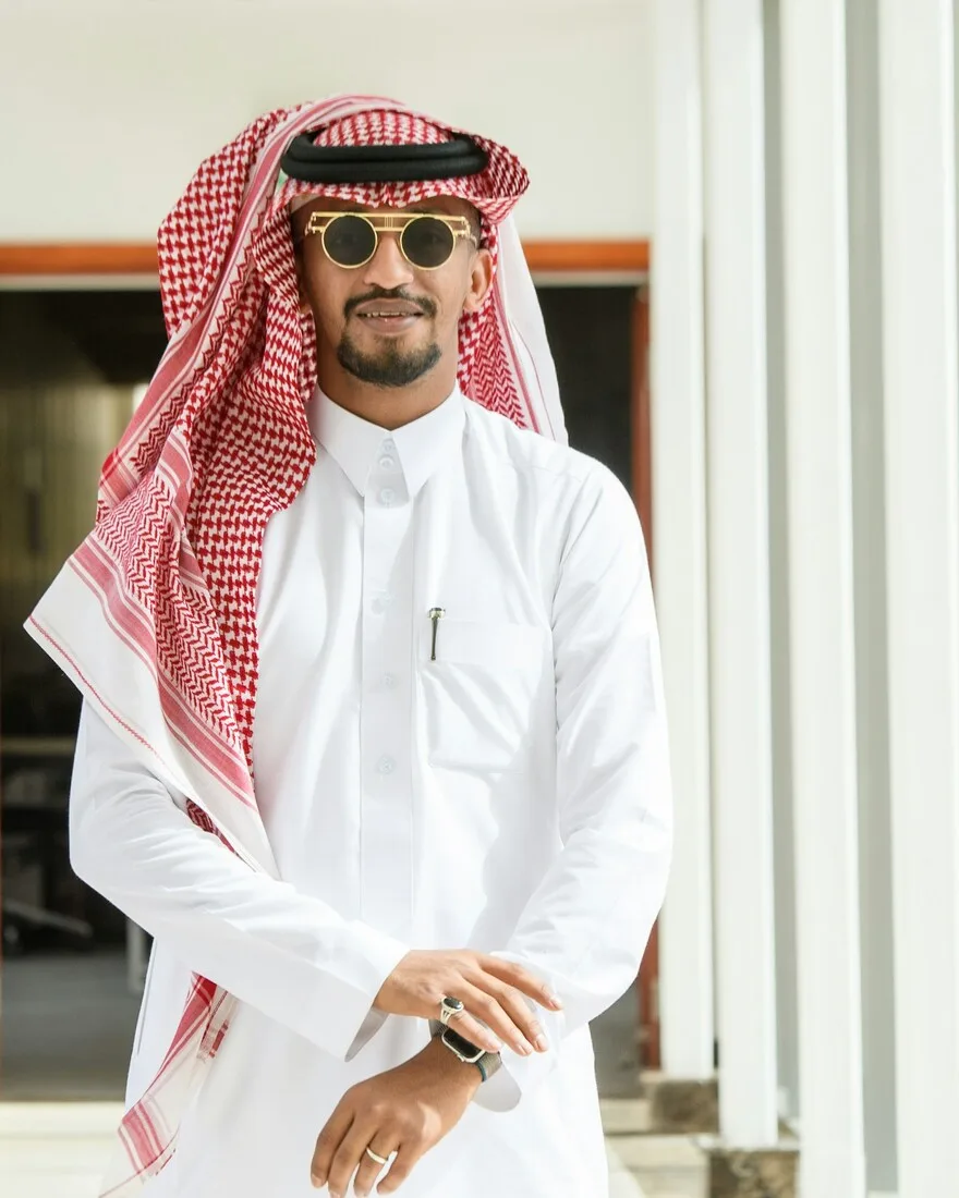A Saudi business owner in their office